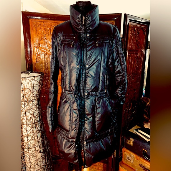 Geox Respira Puffer Quilted Feather Down Coat - Picture 10 of 16